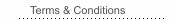 Terms & Conditions